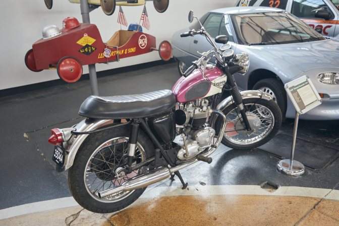 Triumph Bonneville motorcycle.