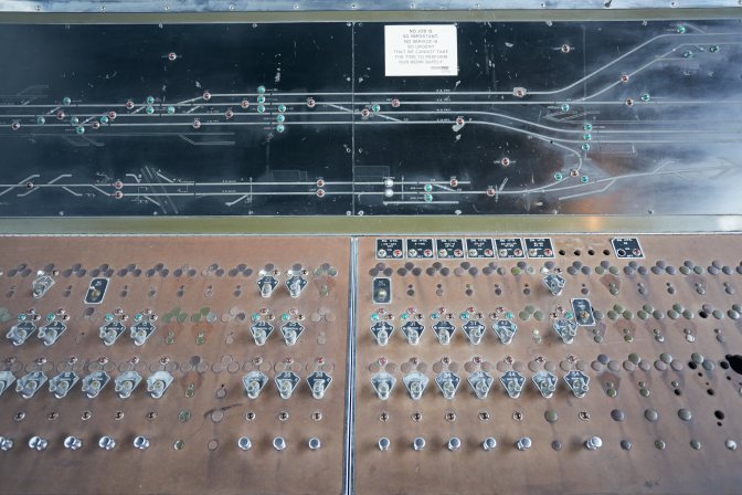 Train switchboard.