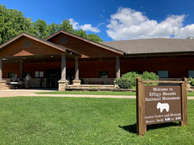 Exterior of Effigy Mounds Visitor Center.