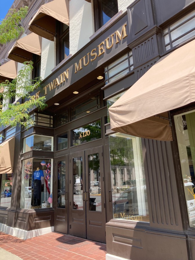 Exterior of Mark Twain Museum.