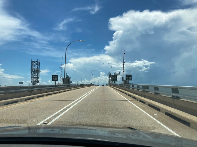 Drawbridge on Lake Pontchartrain Causeway.