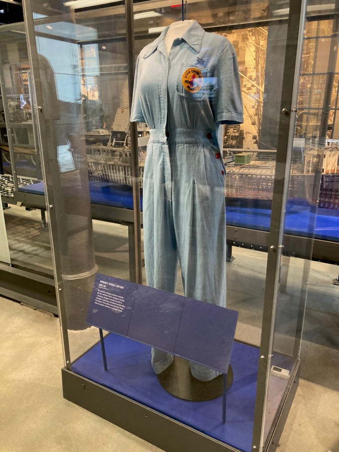 Women's factory overalls.