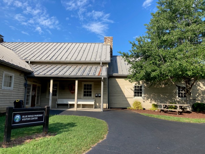 Exterior of Blue Ridge Parkway Visitor Center.