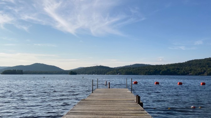 View of Fourth Lake in Inlet, NY.