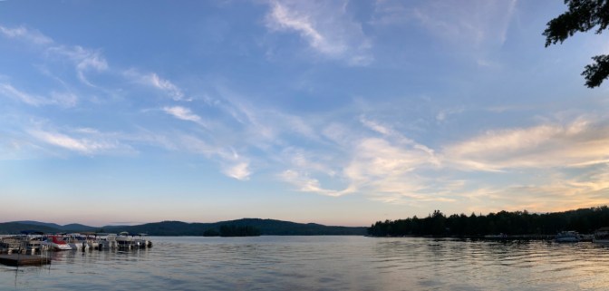 Panorama of Fourth Lake.