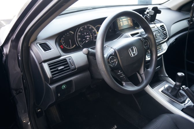 Interior of 2015 Honda Accord sedan.