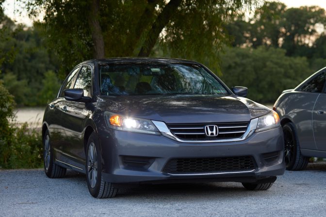 2014 Honda Accord LX sedan in gray.
