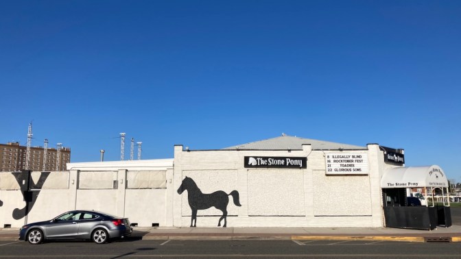 2012 Honda Accord parked in front of The Stone Pony.
