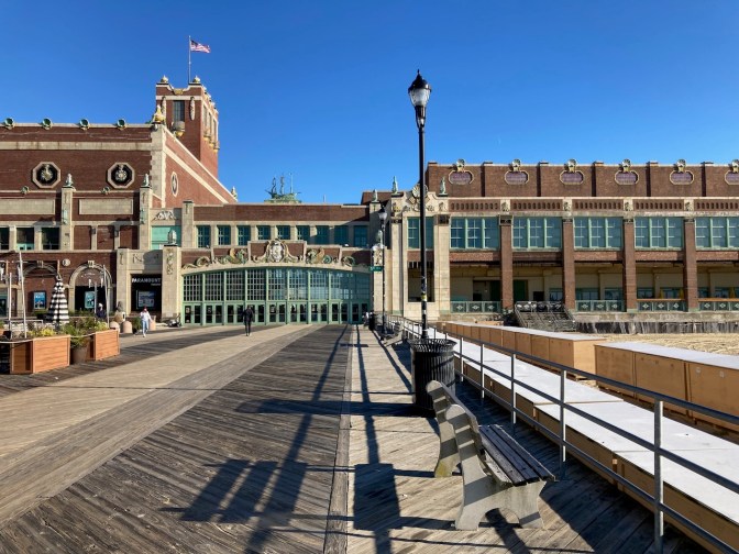 Exterior of Asbury Park Convention Hall.