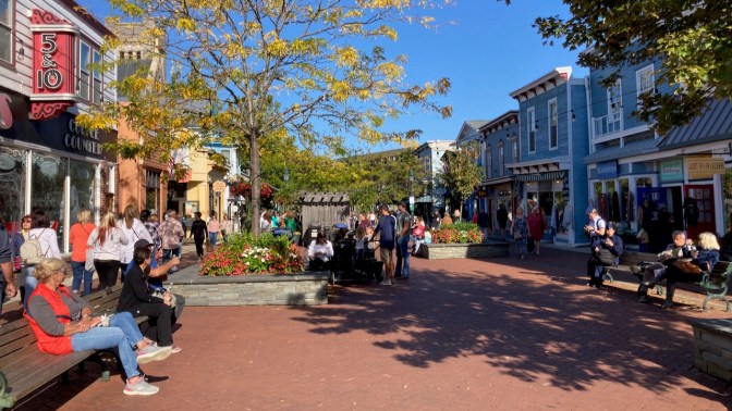 Washington Square Mall in Cape May.