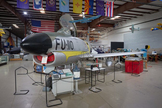 F-86 Sabre Dog fighter jet.