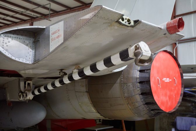 Tailhook of F-14 Tomcat.