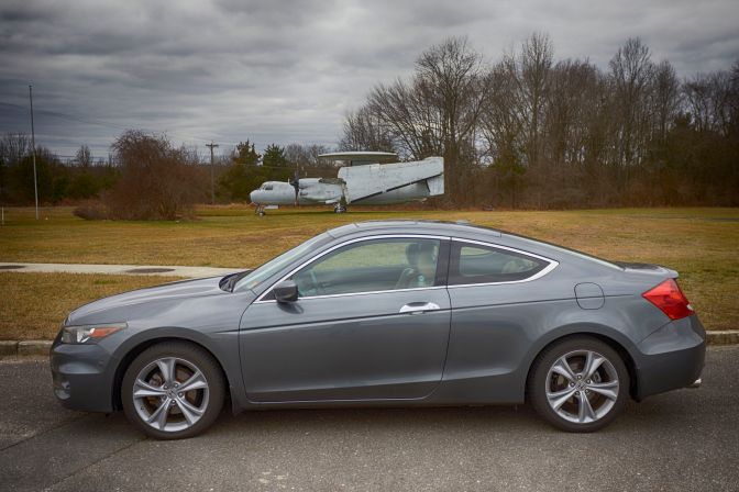 2012 Honda Accord coupe parked near E-2 Hawkeye.