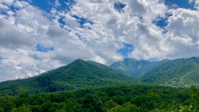 Mountains within Great Smoky Mountains National Park.