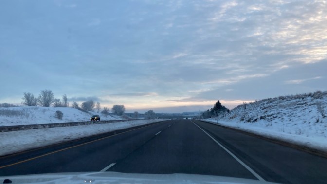 View of I-94 in Wisconsin.