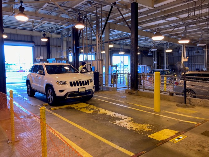 2014 Jeep Grand Cherokee in NJ inspection station.