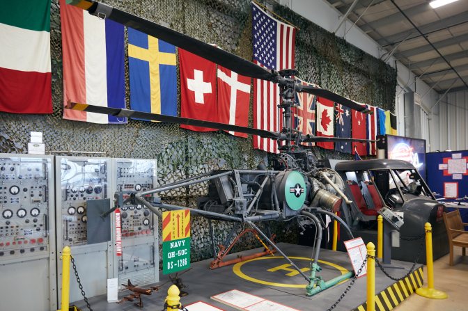 QH-50 DASH drone on small helopad.