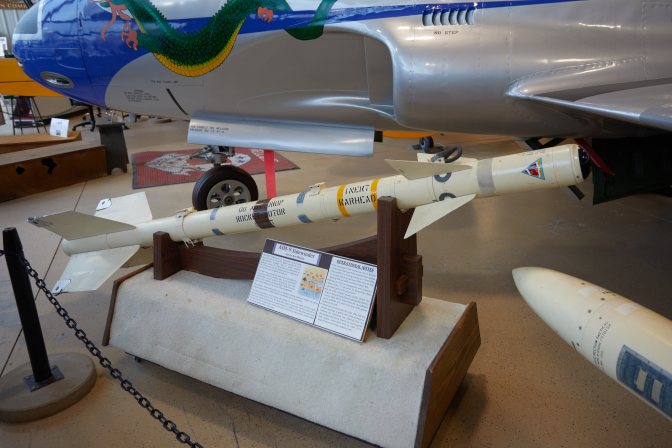 AIM-9 Sidewinder missile.