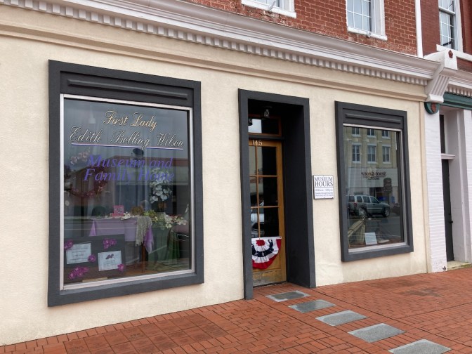 Exterior of Birthplace of Edith Bolling Wilson.