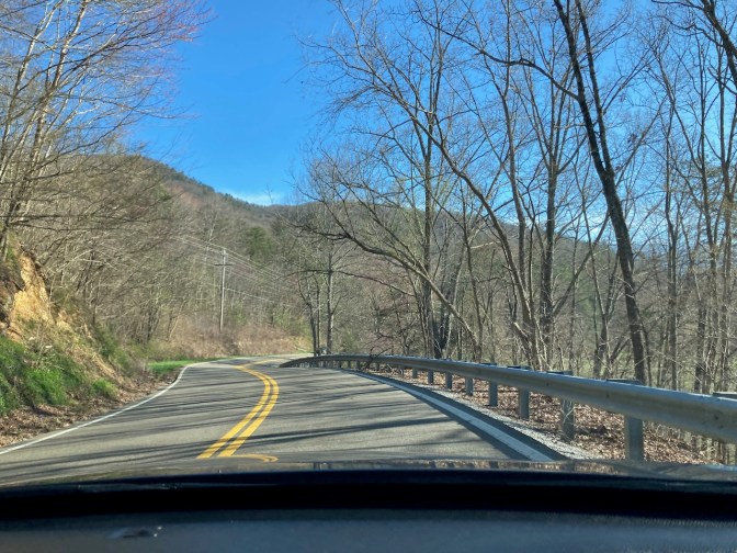 Curvy mountain road.