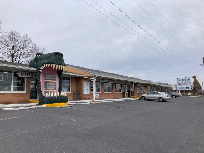 Exterior of Dinosaur Land.