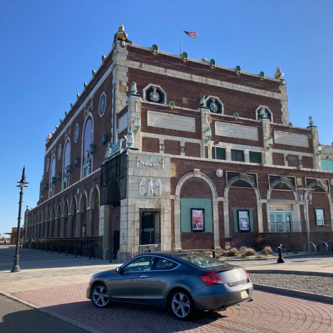 2012 Honda Accord parked in front of Asbury Park Covention Hall.