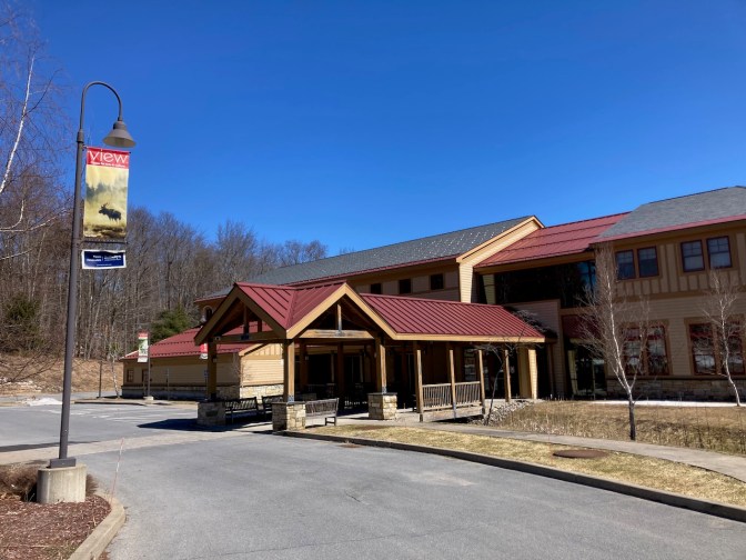 Exterior of The View in Old Forge.