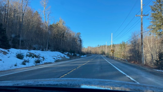 View of NY 28 during daytime.