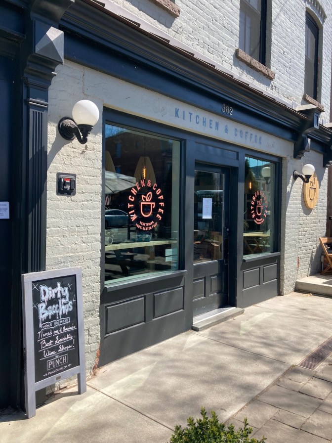 Exterior of Kitchen & Coffee cafe.