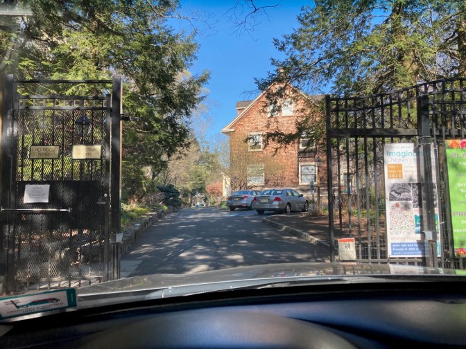 Open gates at Reeves-Reed Arboretum.