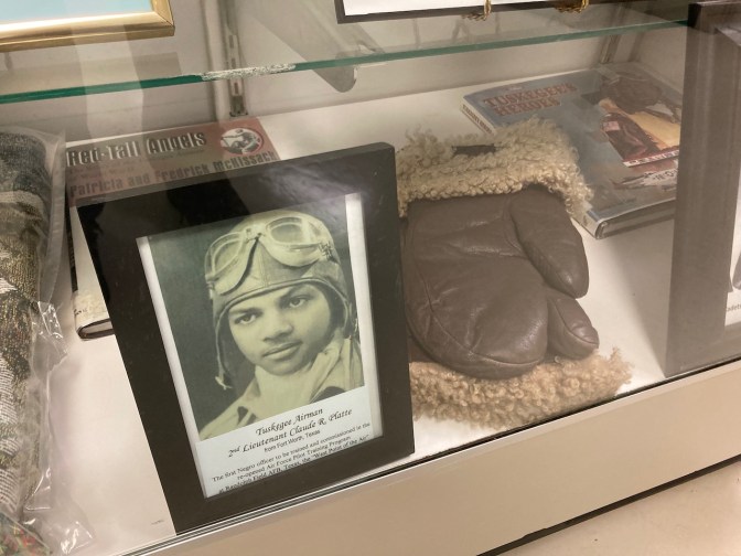 Exhibit on the Tuskegee Airmen.