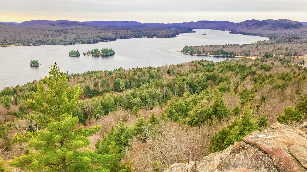 View from top of Rocky Mountain.