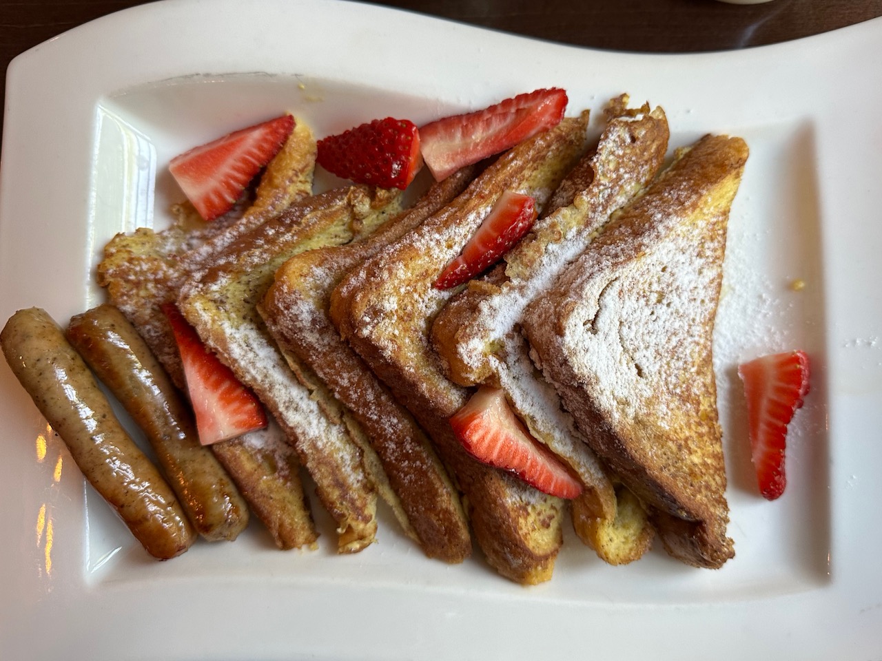 Brioche French toast.