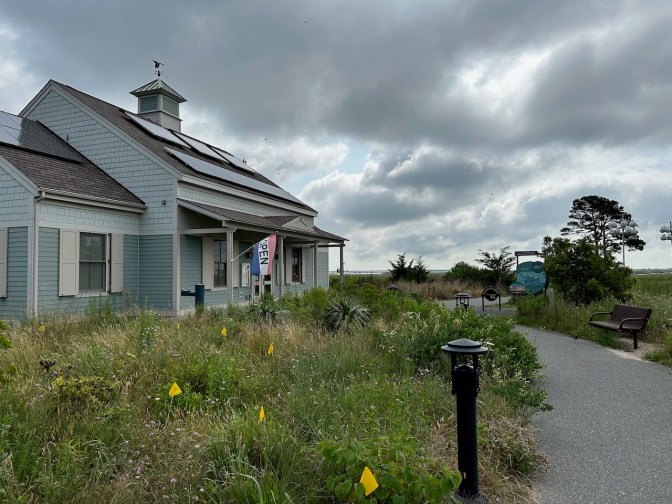 Exterior of Edwin B. Forsythe National Wildlife Refuge Visitor's Center.