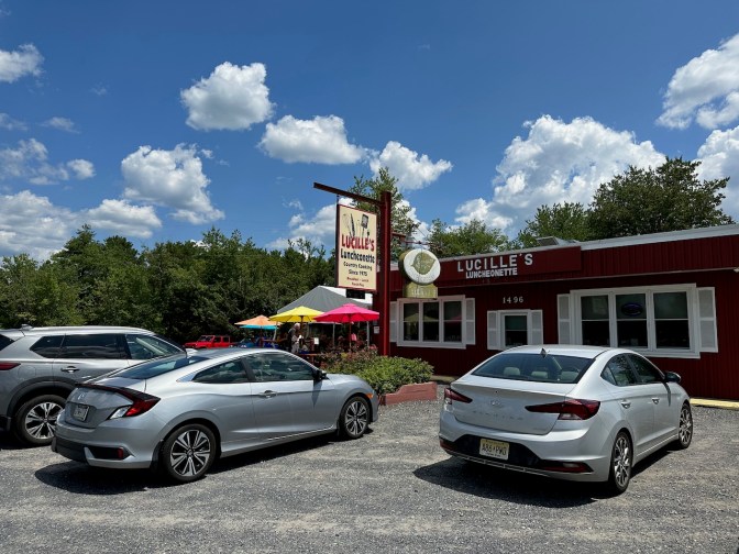 Exterior of Lucille's Luncheonette.