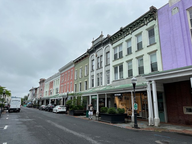 Row of buildings in Kingston, New York.