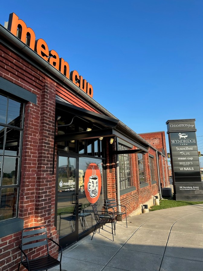 Exterior of Mean Cup Coffee.