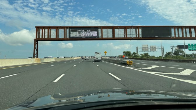 View of Driscoll Bridge.