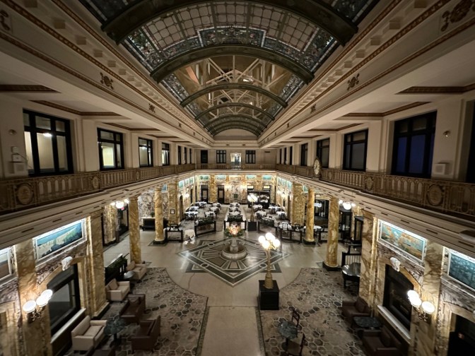 Interior of Lackawanna Station Hotel.
