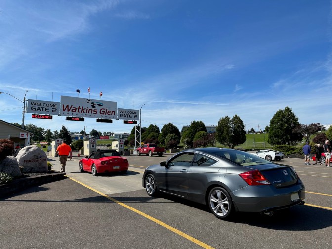 2012 Honda Accord parked in front of Gate 2.