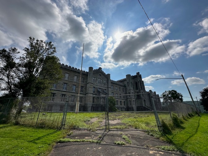 Exterior of New York State Inebriate Asylum.