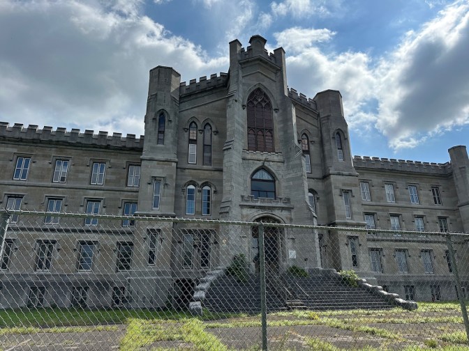 Exterior of New York State Inebriate Asylum.