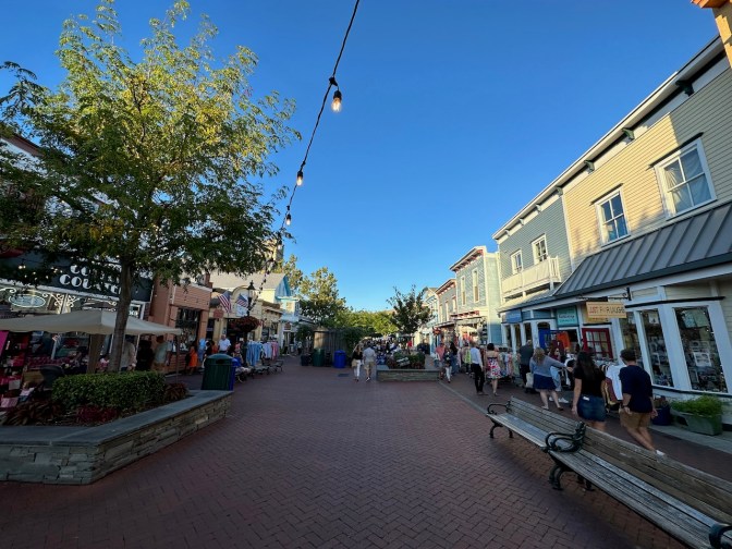 View of Washington Street Mall in Cape May.
