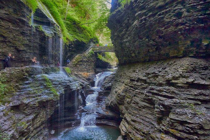 View of Rainbow Falls.