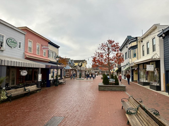 View of Washington Street Mall in Cape May.