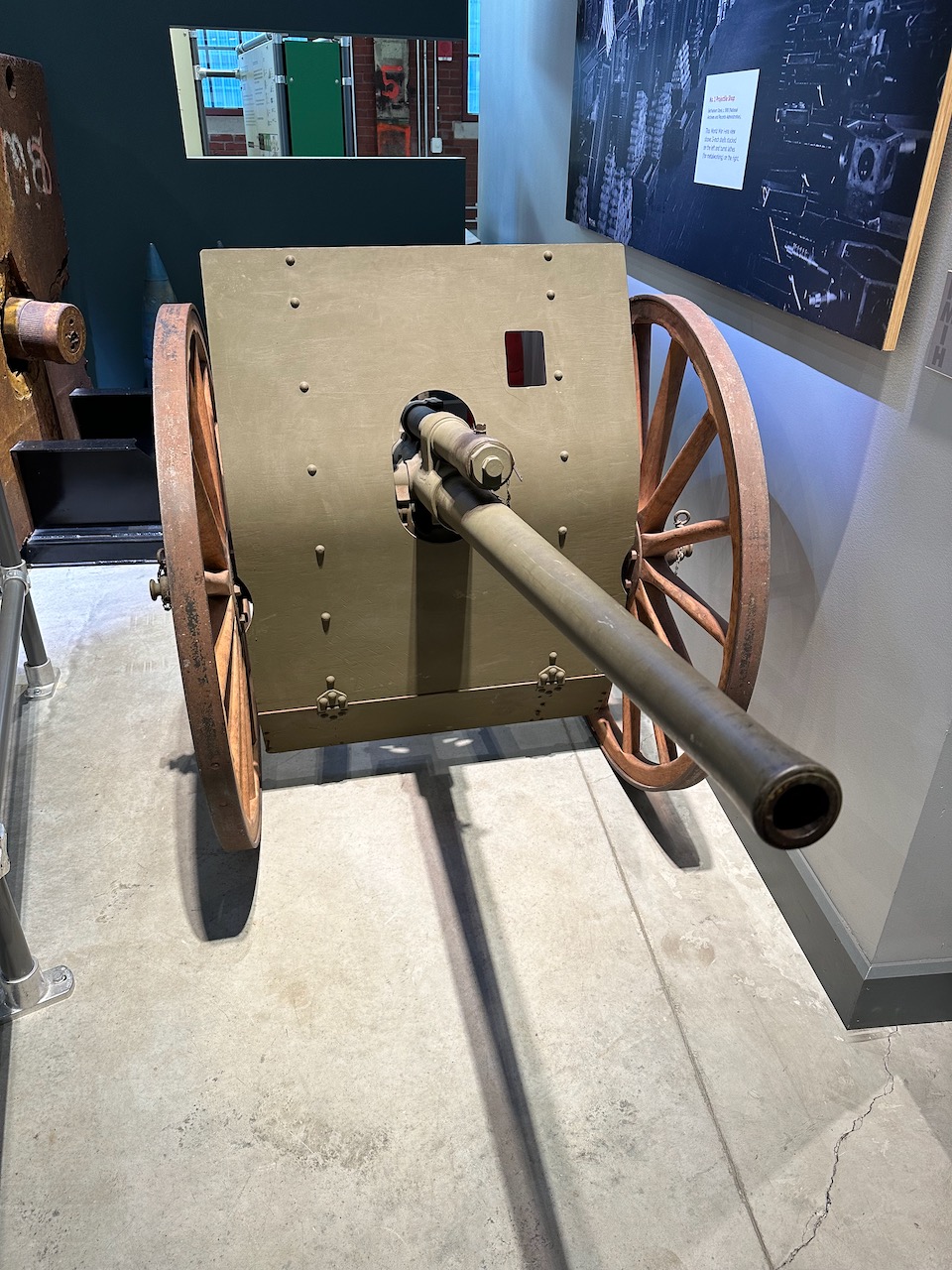 37mm anti-tank field cannon.