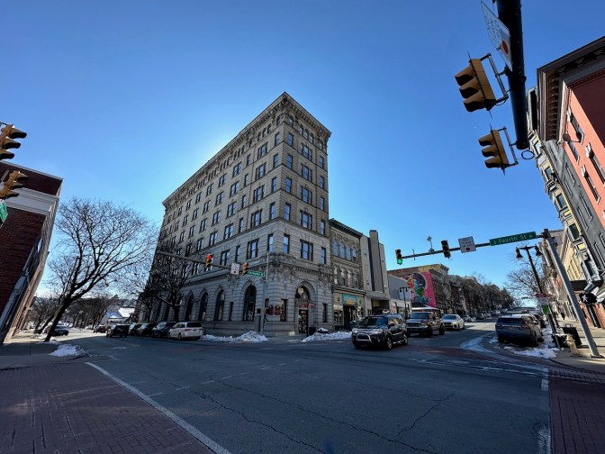 View of downtown Easton.