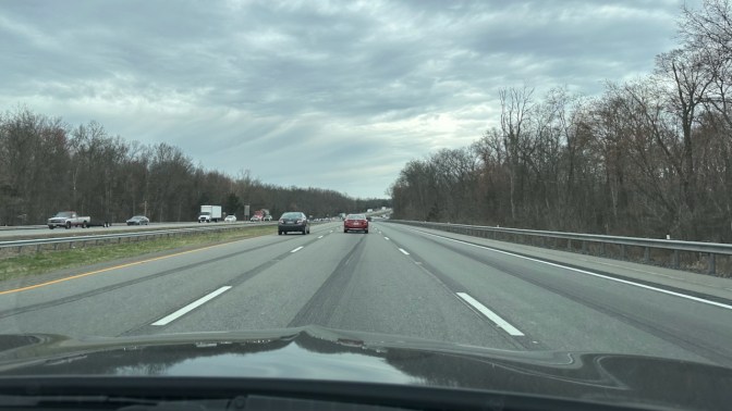 View of I-78 westbound.