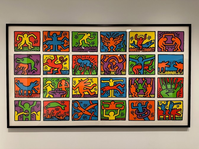 Retrospect screen print by Keith Haring.
