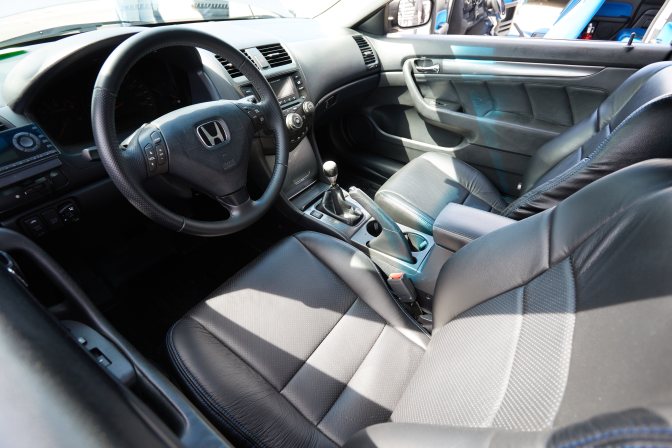 Interior of 2003 Honda Accord coupe.